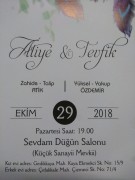 Düğün - Aliye ATİK & Tevfik ÖZDEMİR (29.10.2018)
