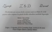 Düğün - Zeynep & Davut AKTAŞ (17.08.2019)